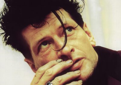 Gestart met een zeefdruk van Herman Brood